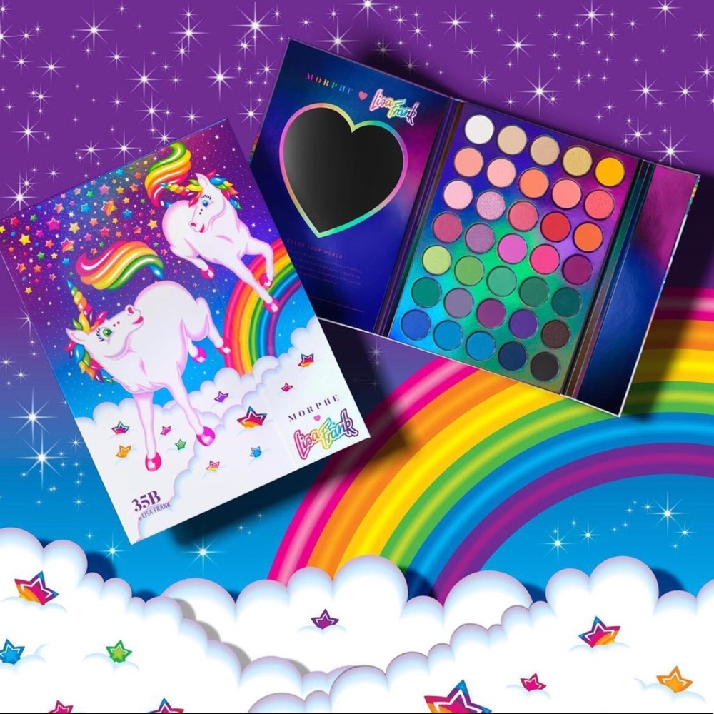 Morphe x Lisa Frank 35B palette NWT